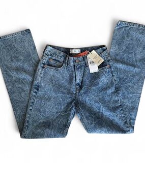 NWT MNG High-Rise Paisley Printed Jeans